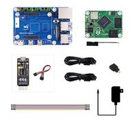 Waveshare Core3566 KIT D Compatible with Raspberry Pi CM4, Package Contain Core3566104032,CM4-to-Pi4-Adapter, HDMI to Micro HDMI Adapter,Necessary Accessories,with Wireless