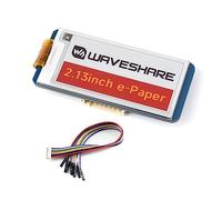 waveshare Écran d'affichage E-Ink 4 couleurs de 5,4 cm (G), résolution 250 x 122 3,3 V/5 V rouge, jaune, noir, blanc pour Raspberry Pi/Jetson Nano/Arduino/STM32, interface SPI