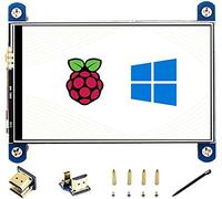 waveshare Écran LCD HDMI 4" compatible avec Raspberry Pi 5/4B/3B+/3B/Zero W/Zero 2W, résolution 480 x 800 IPS Écran tactile résistif, compatible Windows 11/10/8.1/8/7