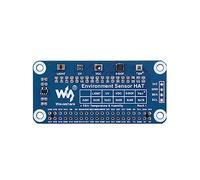 Waveshare Environment Sensor Hat for Raspberry Pi I2C Bus with Rich Onboard Resources Including Ambient Light Sensor VOC Sensor IR/UV Sensor Gyroscope and So on