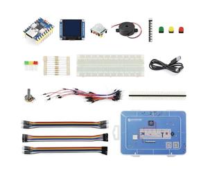 Waveshare ESP32-C3 Series Basic Kit, with Rich Tutorials and Resources for Quick Start with Arduino, MicroPython, and ESP-IDF Programming,Contains ESP32-C3-Zero Dev Board