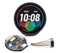 Waveshare ESP32-C6 1.28inch Touch LCD Display Development Board, 240 × 240 | 65K color, Supports 2.4GHz Wi-Fi 6 and BLT5, ESP32-C6 32-bit RISC-V, Built-in 512KB HP Static RAM, 16KB LP Static RAM