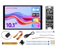 Waveshare ESP32-P4-Pico High-Performance Development Board, Featuring ESP32-P4, RISC-V Dual-Core and Single-Core Processors, and Advanced Human-Machine Interfaces, Bundle with 10inch Display