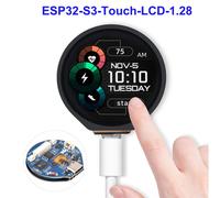 Waveshare ESP32-S3 1.28 pouces écran tactile rond carte de développement 240X240 Pixel GC9A01 pilote pour Arduino IDE MicroPython No Touch