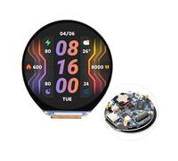 Waveshare ESP32-S3 1.46inch Round Display Development Board, 412x412, Supports Wi-FI & BLT, Accelerometer and Gyroscope Sensor, Onboard Speaker and Microphone, Without Protective Cover Glass