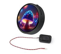 Waveshare ESP32-S3 1.75inch AMOLED Round Touch Display Development Board(with Case, No GPS), 32-Bit LX7 2-Core Processor, 466x466, QSPI Interface, Dual Digital Microphones Array, ESP32 with Display