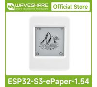 Waveshare ESP32-S3 Carte de développement AIoT e-Paper 1,54 pouces, 200 × 200, noir/blanc, prend en charge la communication double mode Wi-Fi et BLE Touch-NO battery