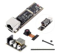 Waveshare ESP32-S3 ETH Development Board, 10/100Mbps RJ45 Ethernet Port, Wi-FI & BT Support, 240MHz Dual Core Processor, Onboard Type-C Port and TF Card Slot, OV2640 Camera+PoE Module