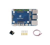 Waveshare for Raspberry Pi CM5 to Pi 5 Adapter with GPIO 4-Ch USB Interface Supports Microphone Connection for RPi 5