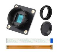 Waveshare IMX296 Global Shutter Camera Module (A), IMX296 Sensor Chip, 1.6MP, Suitable for Fast Motion Photography and Machine Vision Applications, Compatible with Raspberry Pi Series Boards