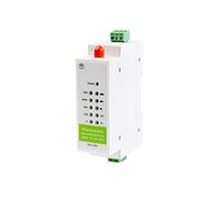Waveshare Industrial 4G DTU RS485 to LTE CAT4, DIN Rail Mounted RS485 Cellular Modem with European Bands Ideal for M2M/IoT Applications