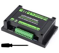 waveshare Industrial IoT 5G/4G/LoRa Carte d'extension sans fil avec module UPS pour Raspberry Pi Compute Module 4 Lite/eMMC Series, avec CSI/HDMI/USB/Gigabit Ethernet/CAN/RS485/M.2 B interfaces clés