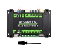 Waveshare Industrial IoT 5G/4G Wireless Expansion Module for Raspberry Pi CM 4 (Compute Module 4), with UPS Module, Onboard M.2 Slot, for IoT Getaway, Wireless Router, Intelligent Data Acquisition