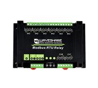 Waveshare Industrial Modbus RTU 8-ch(Channel) Relay Module with RS485 Interface Multi Isolation Protection Circuits with ABS Enclosure Up to 10A Contact Rating