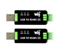 Waveshare Industrial USB to RS485 Bidirectional Converter(2PCS), Onboard Original CH343G, Multi-Protection Circuits