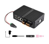 Waveshare IPCBOX-CM5-B(2xRS485 & 2xRS232), Gigabit/2.5G Dual Ethernet Industrial Computer Based on Raspberry Pi CM5(Not Included), Support 4K Display Output and 4G/5G Module, for All Compute Module 5
