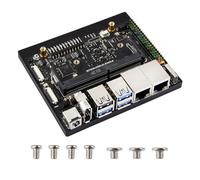 Waveshare Jetson Orin Nano/NX Super Dual Ethernet Base Board, Based on Jetson Orin Nano and Jetson Orin NX Module, Compatible with Jetson Orin Nano Super AI Development Kit Base Board