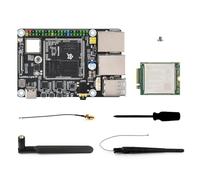 Waveshare Luck-Fox Lyra Pi A W 4G Kit, Luck-Fox Lyra Pi Linux Micro Development Board, Based on Luck-Fox Core3506 Core Board, Integrates Triple-Core Arm Cortex-A7 and Arm Cortex-M0 Processors