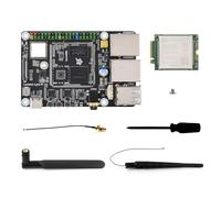 Waveshare Luck-Fox Lyra Pi B W 4G Kit, Luck-Fox Lyra Pi Linux Micro Development Board, Based on Luck-Fox Core3506 Core Board, Integrates Triple-Core Arm Cortex-A7 and Arm Cortex-M0 Processors