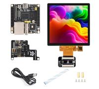 Waveshare Luck-Fox Pico Ultra RV1106 Linux Micro Development Board, Integrates Arm Cortex-A7/RISC-V MCU/NPU/ISP Processors, Without Wireless, Includes PoE Module and 480X480 4inch Touch Display