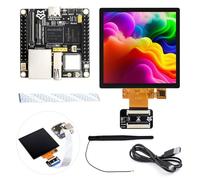Waveshare Luck-Fox Pico Ultra RV1106 Linux Micro Development Board, Integrates Arm Cortex-A7/RISC-V MCU/NPU/ISP Processors, with Wireless, Includes a 480X480 4inch Touch Display