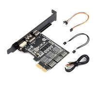 Waveshare Luck-Fox PicoKVM Ext Expansion Board, Compatible with PCIe x1 / x4 / x8 / x16 Slots, Adapting Motherboard USB Ports, Works with Luck-Fox PicoKVM for Remote Power Management