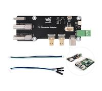 Waveshare Micro HDMI to HDMI Multifunctional Adapter, Compatible with Raspberry Pi 5 / 4B, Two Power Supply Methods, Supports Dual 4K Outputs