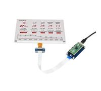 Waveshare Module d'affichage e-ink en papier électronique de 7,5 pouces (B) pour Raspberry Pi Pico, 800 × 480, rouge/noir/blanc, SPI Pico-ePaper-7.5-B