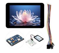 Waveshare Module d'affichage tactile capacitif de 3,5", compatible avec Raspberry Pi 5/4B/Zero/Zero W/Zero 2W/ESP32/Arduino LCD, résolution 320 × 480, petit écran IPS, non Plug and Play nécessite un