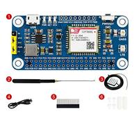 Waveshare NB-IoT/Cat-M(eMTC)/GNSS Hat for Raspberry Pi Based on SIM7080G Supports Protocols as TCP/UDP/HTTP/HTTPS/TLS/DTLS/PING/LWM2M/COAP/MQTT Globally Applicable