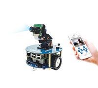 Waveshare Pi 4 AlphaBot2 Wireless Video Smart Robot Support Obstacle Avoidance, Line Tracking, Wireless Remote Control and Video Monitoring