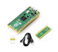 Waveshare Pi-Pico-2-M, Tiny Fast Microcontrôleur Board avec interfaces numériques flexibles RP2350 puce Dual-Core et design double architecture 4 Mo Flash Memory Support C/C++/MicroPython