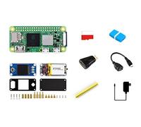 Waveshare Pi Zero 2 W Package G Bundle with USB Hat+1.3inch IPS Display Power Supply 5V/3A TF Card 16GB Card Reader and So on (8 Items)