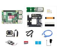 Waveshare PI5-16GB AI Kit B, with Pi5-16GB & PI5 AI Acce B kit, BCM2712 Processor, 2.4GHz 4-Core 64-Bit Arm Cortex-A76 CPU, RP1 I/O Controller