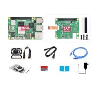 Waveshare PI5-16GB AI Kit D, with Pi5-16GB & PI5 AI Acce D kit, BCM2712 Processor, 2.4GHz 4-Core 64-Bit Arm Cortex-A76 CPU, RP1 I/O Controller