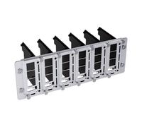 Waveshare PiRack-M6F Multi-Node Server Cluster Kit,2U Height Mounting Space | Compatible with RPi 4/5, 10inch, The RPi nodes support independent installation, configuration, and maintenance.