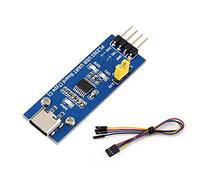 Waveshare PL2303 Convertisseur USB-C vers UART/TTL pour Windows XP/7/8/10/11, Adaptateur USB UART (Type C) Adopte la Nouvelle Version du Dispositif PL2303GS, Compatible avec 1.8V/2.5V/3.3V/5V