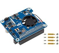 waveshare PoE HAT (C) pour Raspberry Pi 4B/3B+, Power over Ethernet HAT, prend en charge les réseaux IEEE 802.3af/at, sorties d'alimentation 12 V et 5 V pour utiliser plus de périphériques