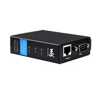 Waveshare Rail-Mount Serial Server, RS232/485/422 To RJ45 Ethernet Module, TCP/IP To Serial, Common Ethernet Port