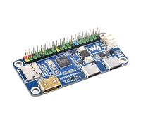 Waveshare RP2040-PiZero Carte Microcontrôleur Basée sur Raspberry Pi RP2040, Intégrée Interface DVI, Emplacement pour Carte TF et Port PIO-USB, Compatible avec Raspberry Pi 40PIN GPIO Header