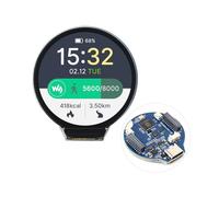 Waveshare RP2350 MCU Board, with 1.28inch Round LCD, Dual-Core & Dual-Architecture Design, 240×240 Pixels, 65K Color, IPS Panel, USB Type-C Port, Without Case