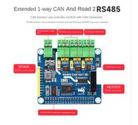 Waveshare RS485 CAN HAT la Carte D'Extension RS485 CAN pour Raspberry Pi Permet une Communication Longue Distance Stable Via RS485/CAN
