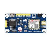 Waveshare SIM800C GSM/GPRS Hat, 2G Communication Data Transmission, Compatible with Raspberry Pi 4B/3B+/3A+/3B/2B/1B+/1A+/Zero 2 W/Zero W/Zero/Jetson Nano