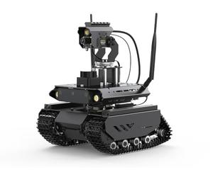Waveshare UGV Beast ROS 2 Open-Source Off-Road Tracked AI Robot (with Jetson Orin Nano 4GB Kit), Dual Controllers, with Multi-Functional Driver Board and 360° Pan-Tilt, for Jetson Orin Series Board