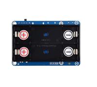 Waveshare UPS Hat (D) for Raspberry Pi, Supports Li Batt (Not Included), 5V Uninterruptible Power Supply, Pogo Pins Connector, Supports Charging and Power Output At The Same Time