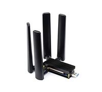 Waveshare USB to M.2 B Key Driver Board Module for M.2 Interface 4G/5G Module(Not Included), with 4X Antennas,USB 3.1 Port for Raspberry Pi/PC/Jetson Nano Motherboard to Achieve High Speed 5G Network