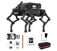 Waveshare WAVEGO Pro 12-DOF Bionic Dog-Like Robot, Open Source for ESP32 and Raspberry Pi, Supports ESP-Now Host-Sub Control Mode, Bundle with Raspberry Pi Extension Pack