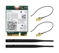 Waveshare Wireless BE200 NIC, Gigabit Tri-Band Wi-FI 7, Supports IEEE 802.11a/b/g/n/AC/be/AX Standard, Blue-T 5.4