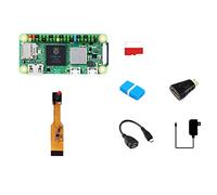 Waveshare Zero 2 W Package C, Bundle with RPi Zero V1.3 Camera Power Supply 5V/3A TF Card 16GB Card Reader and So on, with Pre-Solder Color Coded Pinheader, Compatible with Raspberry Pi
