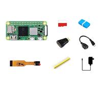 Waveshare Zero 2 W Package C, Bundle with RPi Zero V1.3 Camera Power Supply 5V/3A TF Card 16GB Card Reader and So on, Compatible with Raspberry Pi